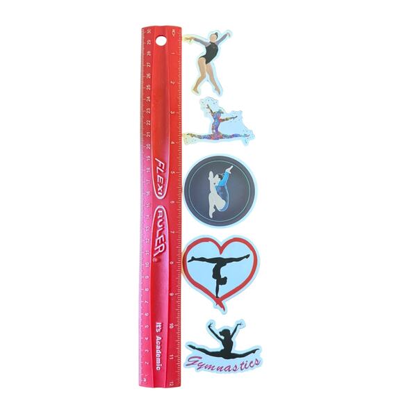 10 Assorted Gymnastics Handstands Back Handspring Stickers - Picture 3 of 3